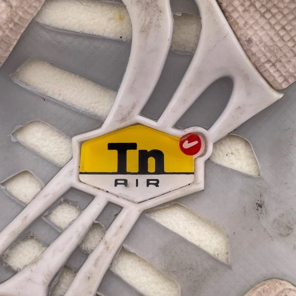 Nike Air Max TN Plus White Running Shoes Sneakers Size US 8.5 Women's - Picture 4 of 11